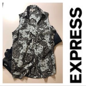 Express sleeveless blouse
